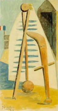 Baigneuse La plage de Dinard 1928 Cubismo Pinturas al óleo